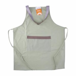 Delantal De Cocina Color Verde Aceituna FREE HOME 70 X 60 Cm