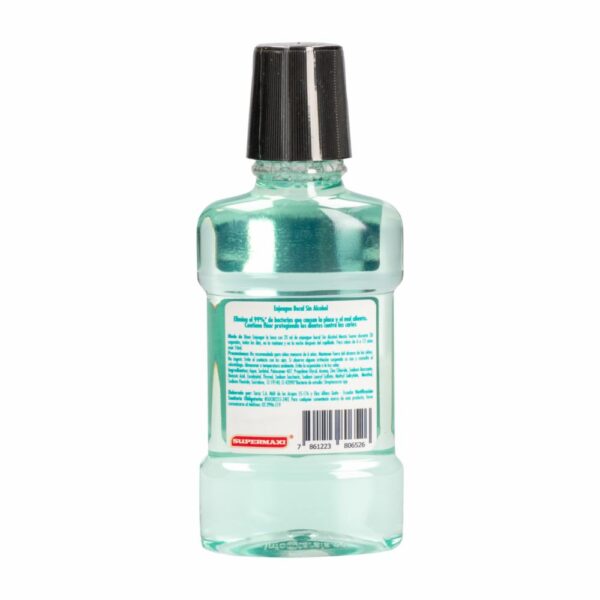 Enjuague Bucal Menta Suave Sin Alcohol SUPERMAXI 250 ML - Imagen 2