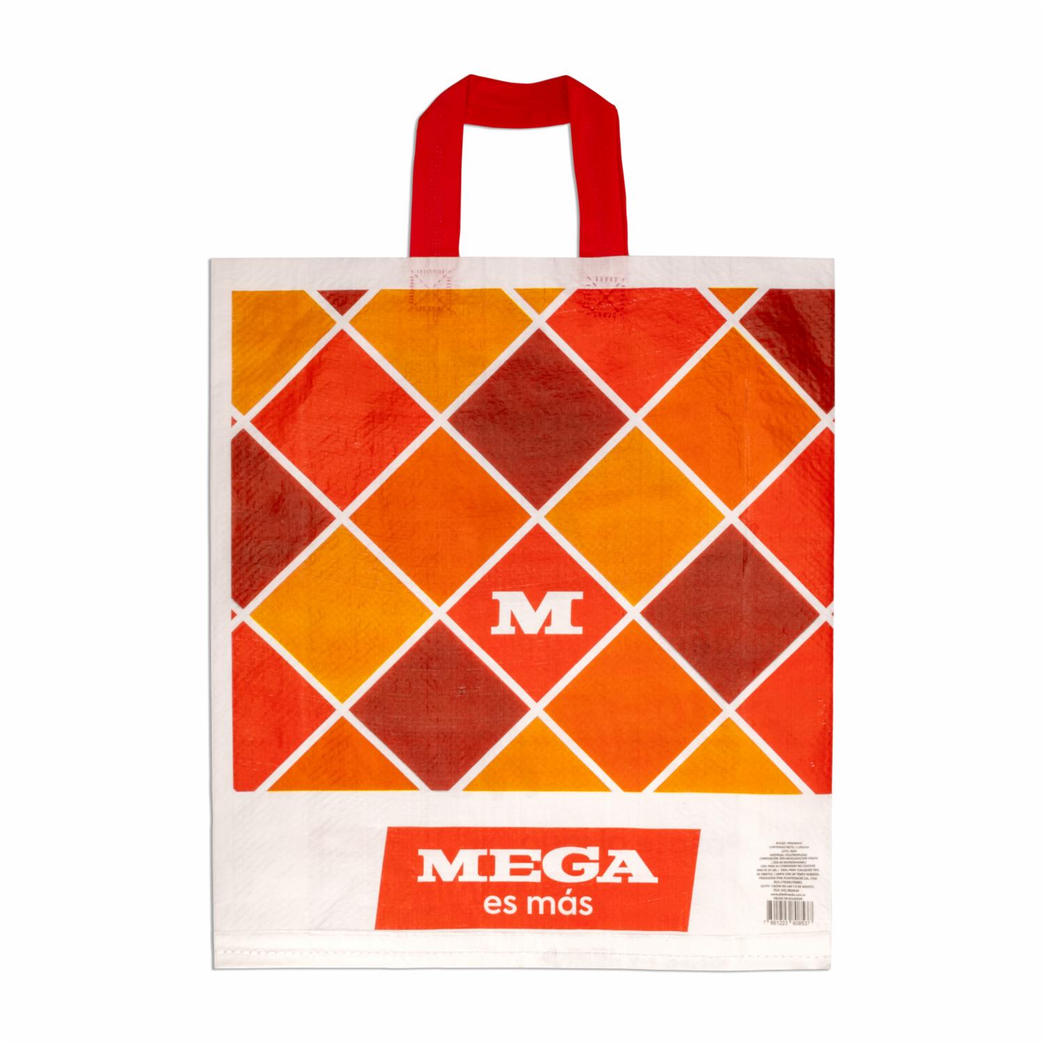 Bolsa Costal Reusable Diseño Lado Super 2024 MEGAMAXI Unidad - Imagen 2