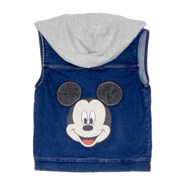Chaleco Para Niño Con Capucha Azul Diseño Mickey DISNEY - Imagen 2