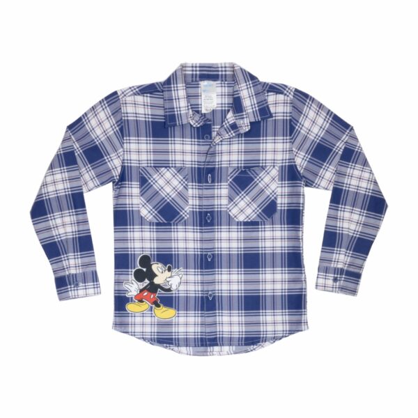 Camisa Manga Larga Mickey Blanco DISNEY Talla 8