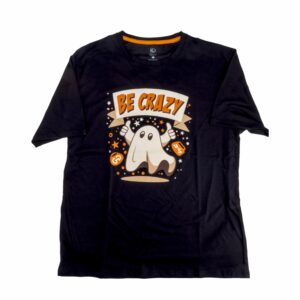 Camiseta Cuello Redondo Crazy Auto Luz HALLOWEEN