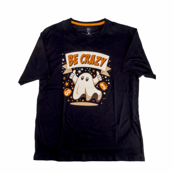 Camiseta Cuello Redondo Crazy Auto Luz HALLOWEEN