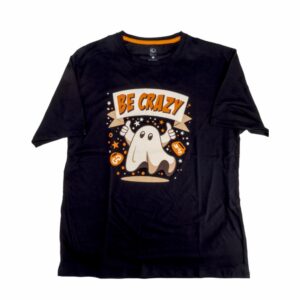 Camiseta Cuello Redondo Crazy Auto Luz HALLOWEEN
