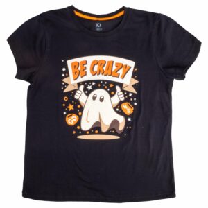 Camiseta Cuello Redondo Crazy Auto Luz HALLOWEEN