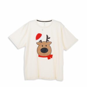 Camiseta Navideña Familia Cuello Redondo Renos GRECO