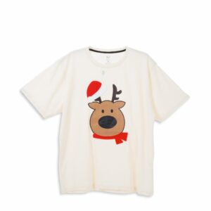 Camiseta Navideña Familia Cuello Redondo Renos GRECO