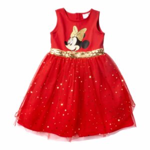 Vestido Cuello Redondo Sin Manga Falta Tutu DISNEY