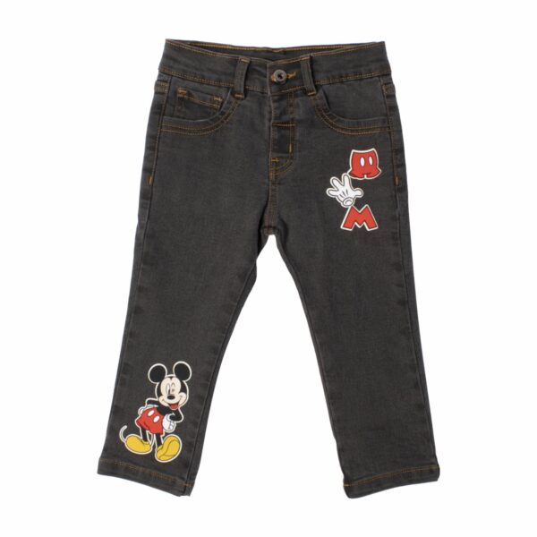Pantalón Jeans Con Bolsillo Estampado Mickey DISNEY - Imagen 4