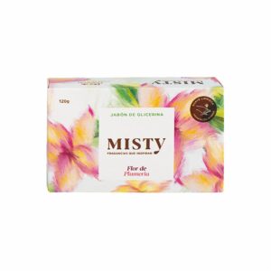 Jabón En Barra De Glicerina Flor Plumería MISTY 120 G