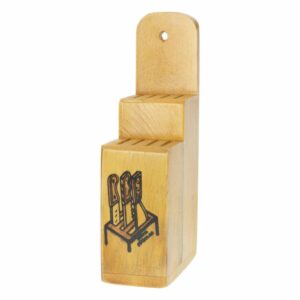 Porta cuchillos De Madera FLORES DEL VALLE Unidad