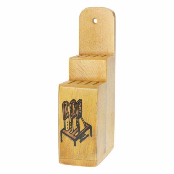 Porta cuchillos De Madera FLORES DEL VALLE Unidad