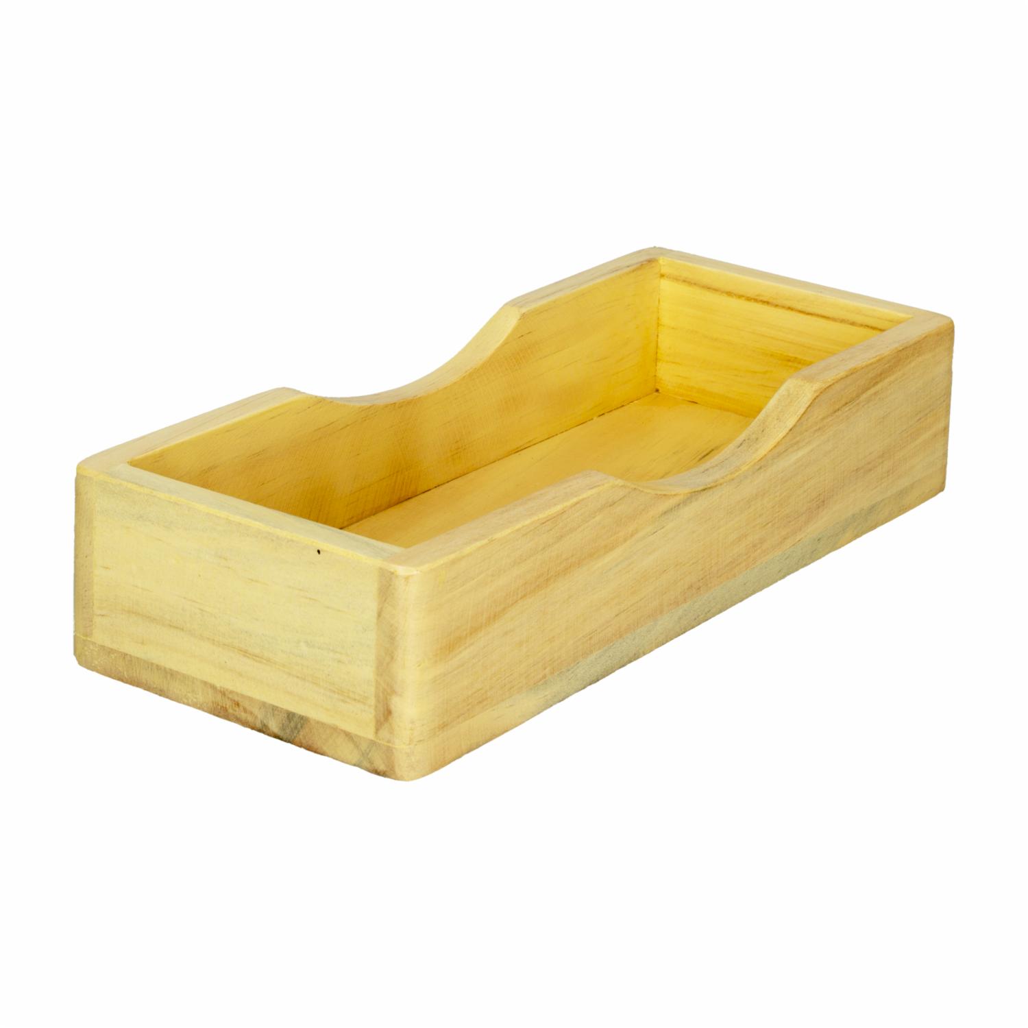 Porta cubiertos De Madera FLORES DEL VALLE Unidad - Imagen 2