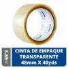 Cinta De Embalaje Trans 48Mmx 40 Yardas ABRO Unidad - Imagen 2