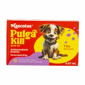 Pipeta Antipulgas Pour On PULGA KILL 0,67 Ml