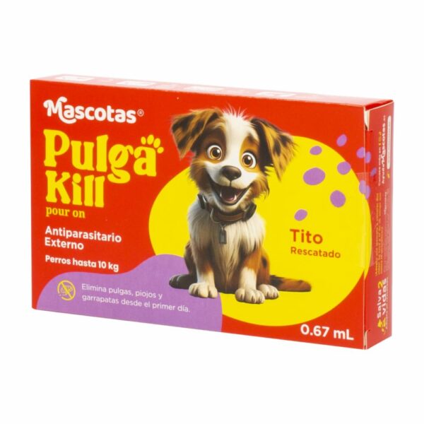 Pipeta Antipulgas Pour On PULGA KILL 0,67 Ml - Imagen 2