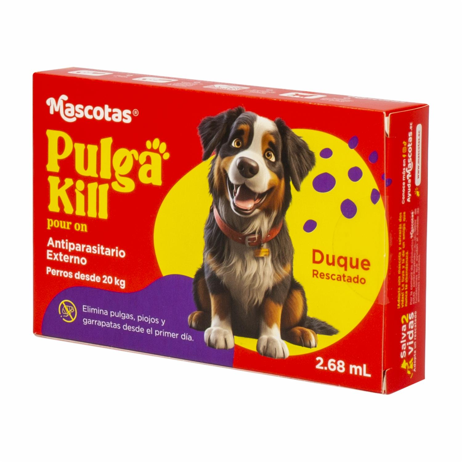 Pipeta Antipulgas Pour On PULGA KILL 2,68 Ml - Imagen 2