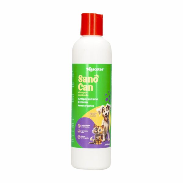 Shampoo Para Mascota Medicado JAMES BROWN 240 Ml