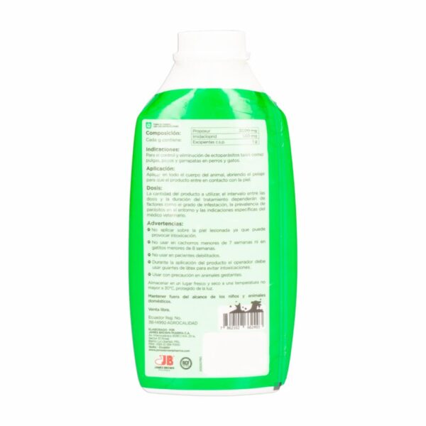 Talco Para Mascota Limpiador JAMES BROWN 120 G - Imagen 2