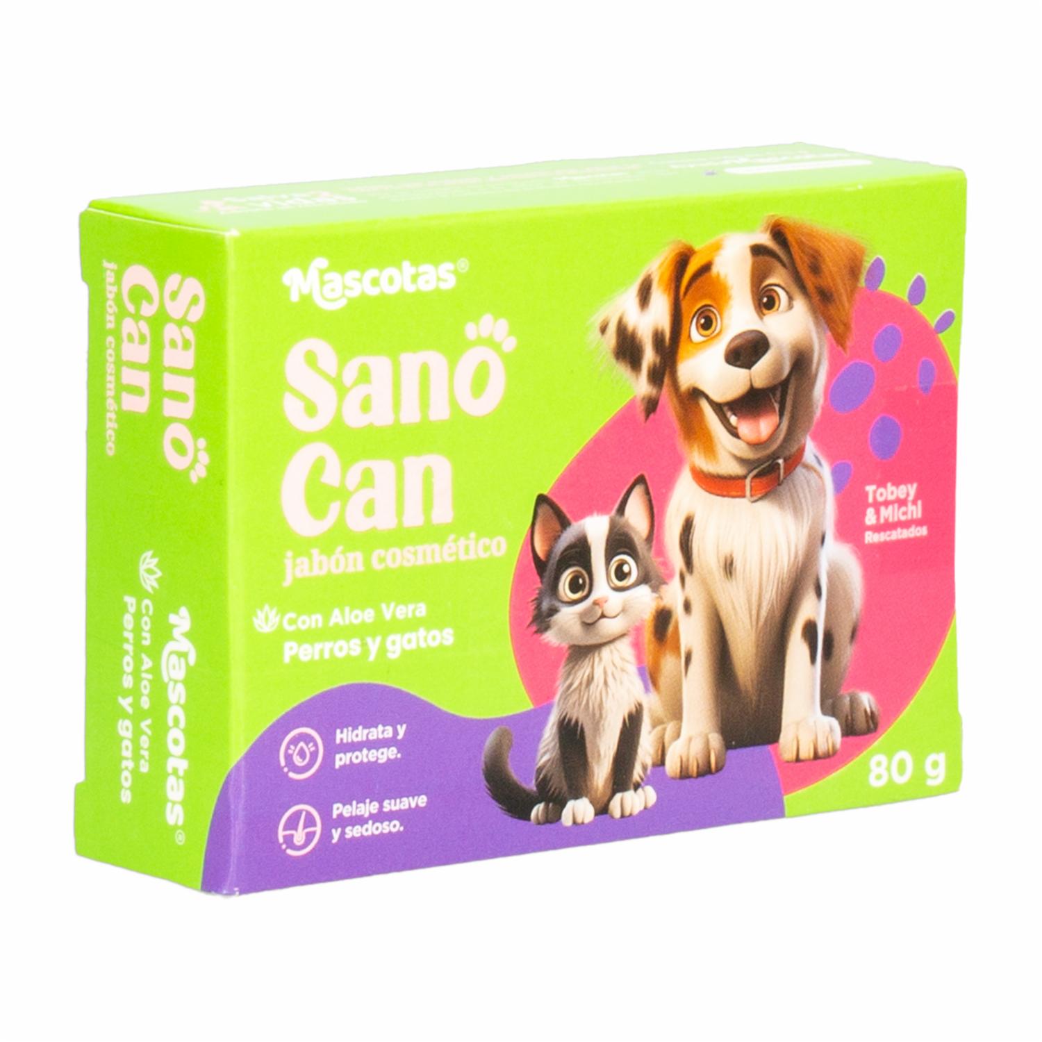 Jabón Para Mascotas Cosmético SANO CAN 80 G - Imagen 3