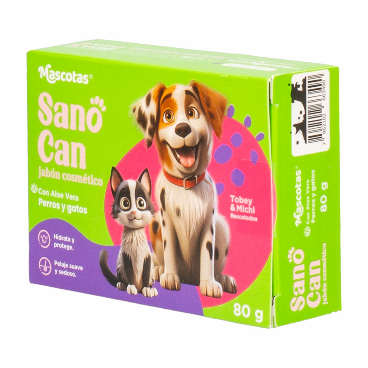 Jabón Para Mascotas Cosmético SANO CAN 80 G - Imagen 4