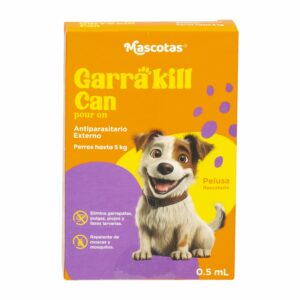 Pipeta Antiparasitario Para Perro De Hasta 5kg GARRA KILL CAN 0,5 Ml