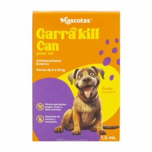 Pipeta Antiparasitario Para Perro De 5 a 15 Kg GARRA KILL 1,5 Ml