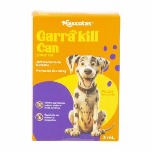 Pipeta Antiparasitario Para Perro De 15 a 30 Kg GARRA KILL 3 Ml