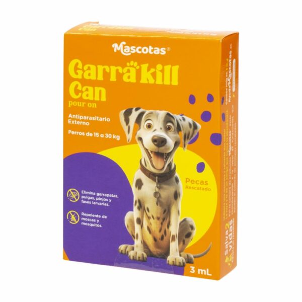 Pipeta Antiparasitario Para Perro De 15 a 30 Kg GARRA KILL 3 Ml - Imagen 2