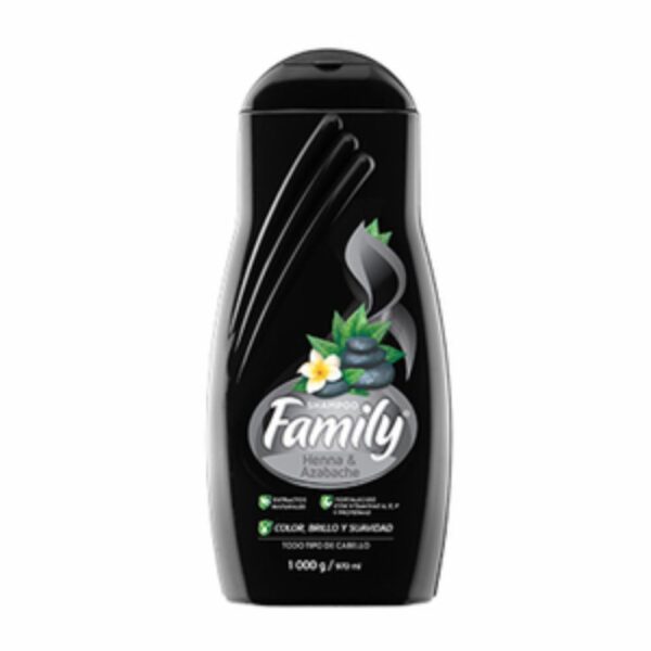 Shampoo Hena Azabache FAMILY 970 Ml