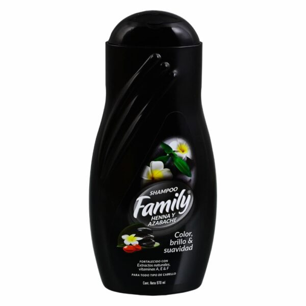 Shampoo Hena Azabache FAMILY 970 Ml