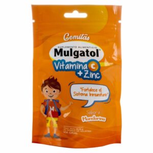 Vitamina C En Gomitas Con Zinc Zinc MULGATOL Funda