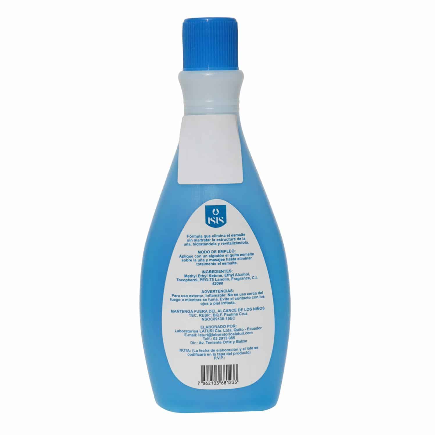 Quitaesmalte Lanolina Y Vitamina E ISIS 150 Ml - Imagen 2