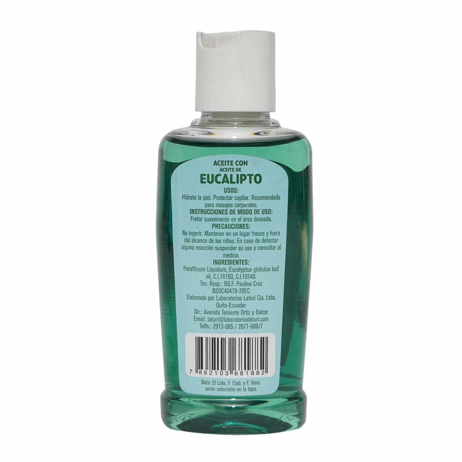 Aceite Cosmético De Eucalipto LATURI 120 Ml