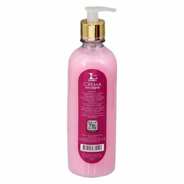 Crema Para Manos Y Cuerpo Con Colágeno LATURI 500 Ml - Imagen 2