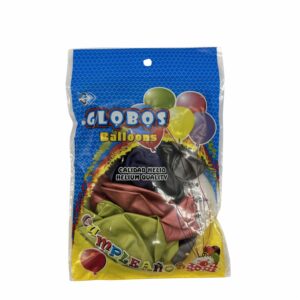 Globo N 9 Perlado Surtido IMPOR.CUMPLEAÑOS X 10 Unidades
