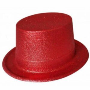 Sombrero Escarchado Rojo IMPOR.CUMPLEAÑOS Unidad