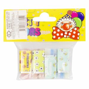 Borrador Dulces IMPORTADORA CUMPLEAÑOS X 4 Uds