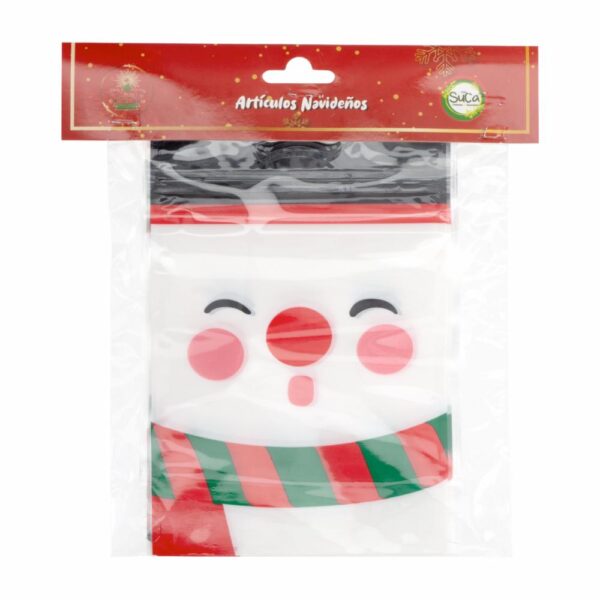 Bolsa Plástica Navidad X IMPORTADORA CUMPLEAÑOS X10 Unidades