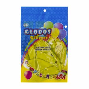 Globo Cumpleaños Pastel Kiwi N.9 Calidad Helio IMPOR.CUMPLEANOS X 10 Uds