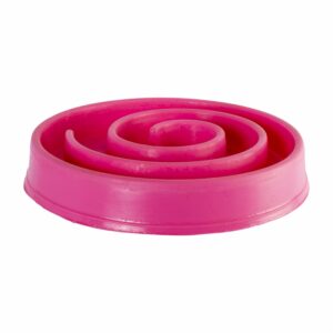 Plato De Mascota Interactivo Tono Fucsia MASCOTIN 24X24 Cm