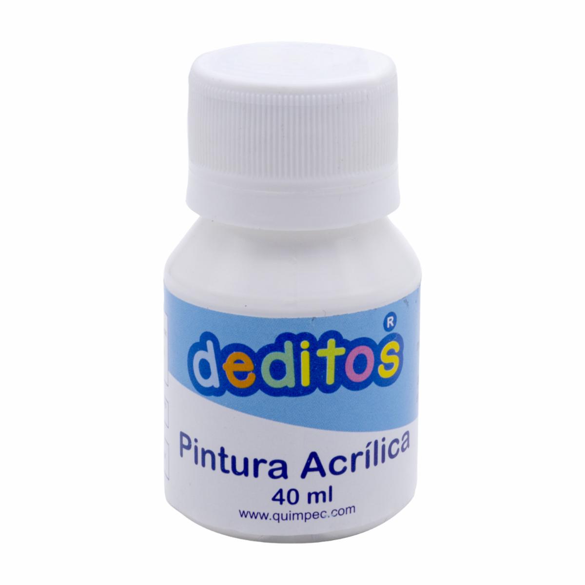 Pintura Acrílica Color Blanca DEDITOS 40Ml