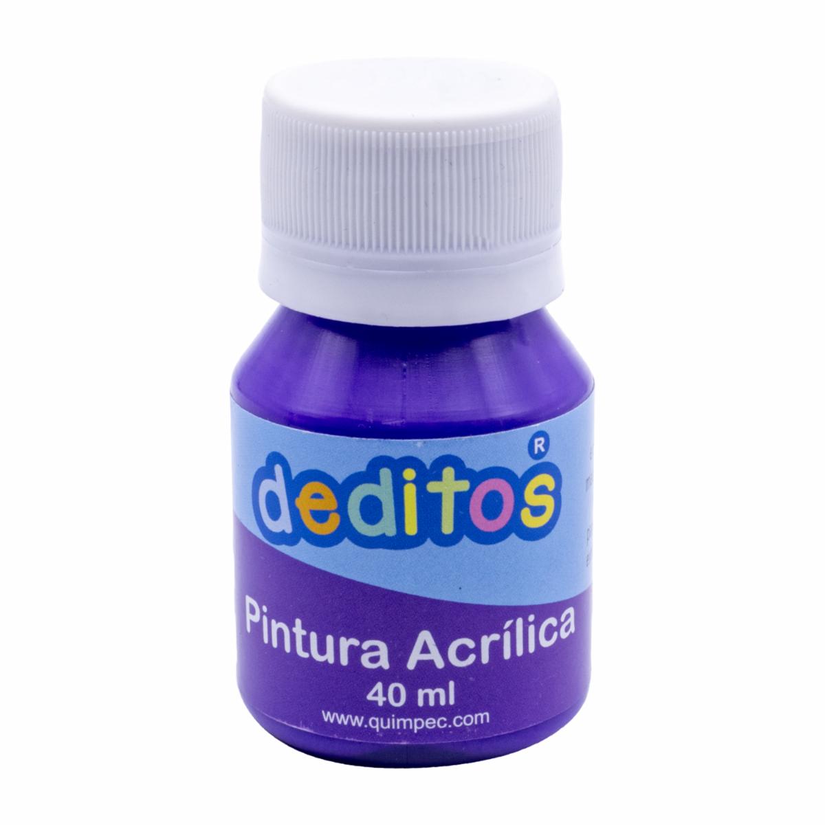 Pintura Acrílica Color Morado DEDITOS 40Ml