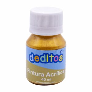 Pintura Acrílica Color Dorado DEDITOS 40Ml