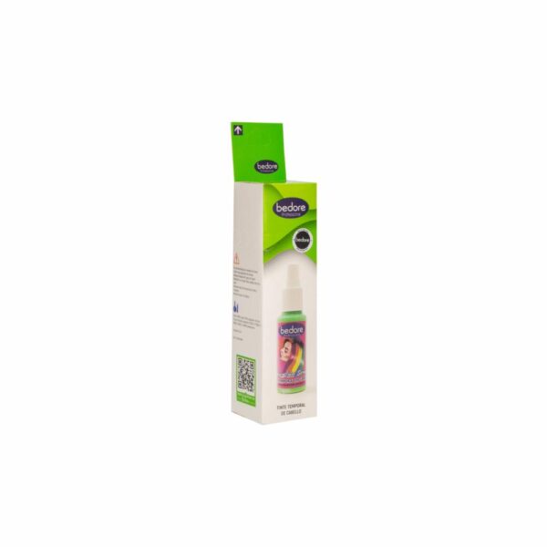 Laca Temporal Para Cabello Verde Neón BEDORE 70 Ml