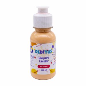 Tempera Escolar Deditos Frasco Color Piel DEDITOS 100Ml