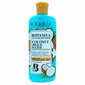 Acondicionador De Cabello Botánica Coconut Milk & Water AVADÍA 400 Ml