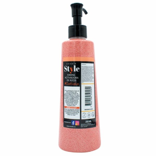 Crema De Peinar Style Moldeadora De Rizos AVADIA 250 Ml - Imagen 2