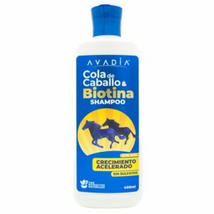 Shampoo Para Cabello Cola De Caballo & Biotina Crecimiento Acelerado AVADÍA 400 Ml