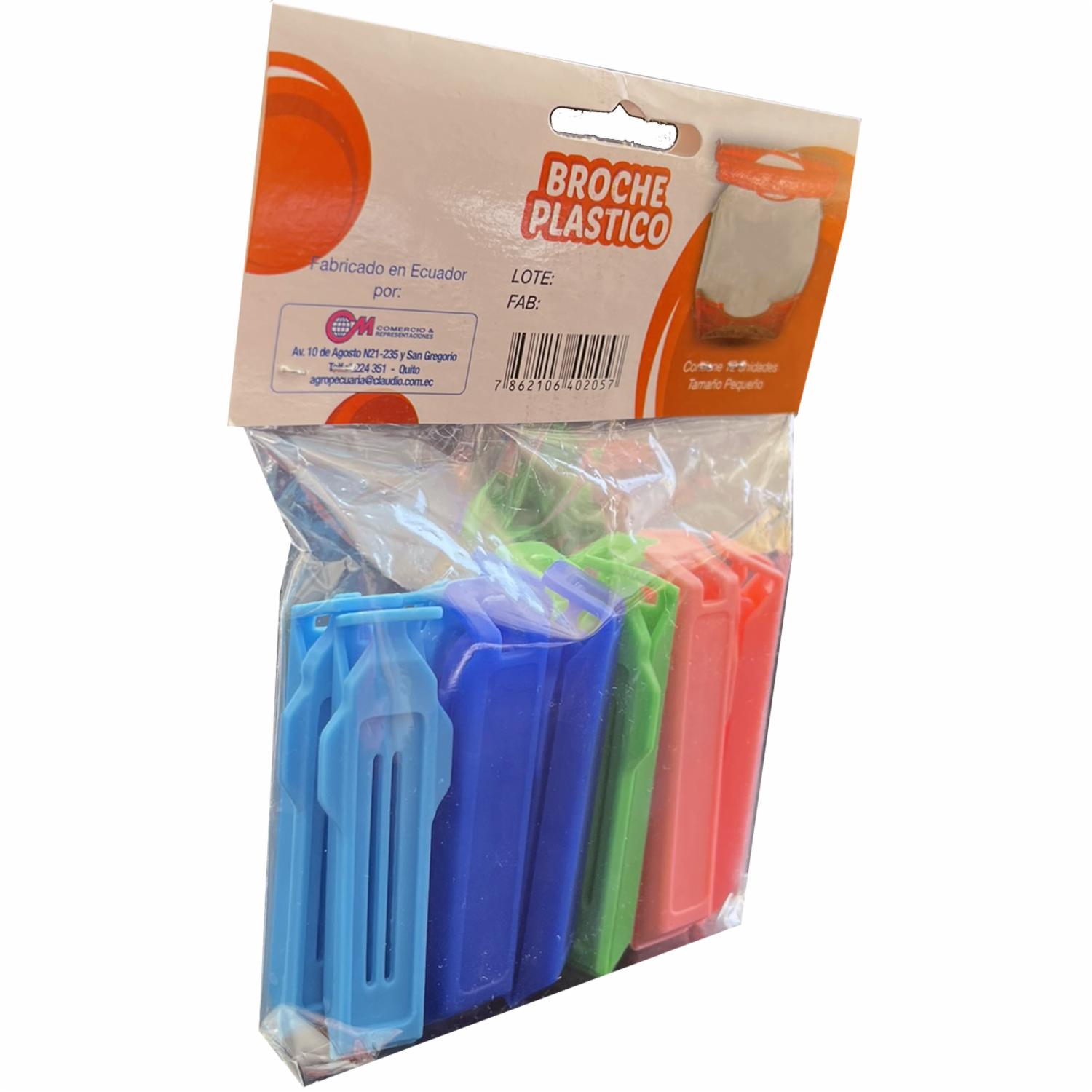 Broche Plástico Chico Para Cerrar Fundas CLAUDIO CANDO X 12 Uds - Imagen 4